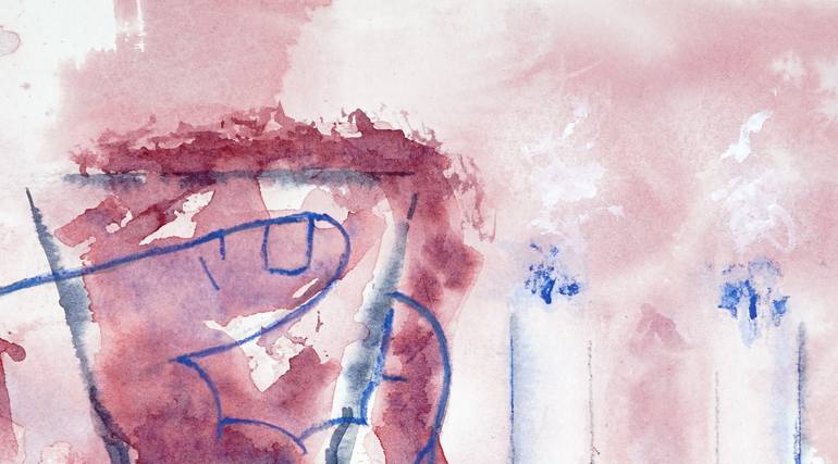 Original Figurative Religion Painting by Rhonda Roth