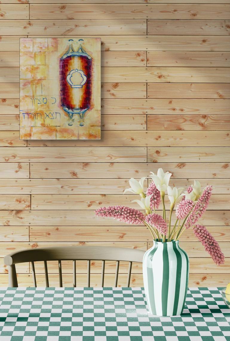 Original Contemporary Religion Painting by Rhonda Roth