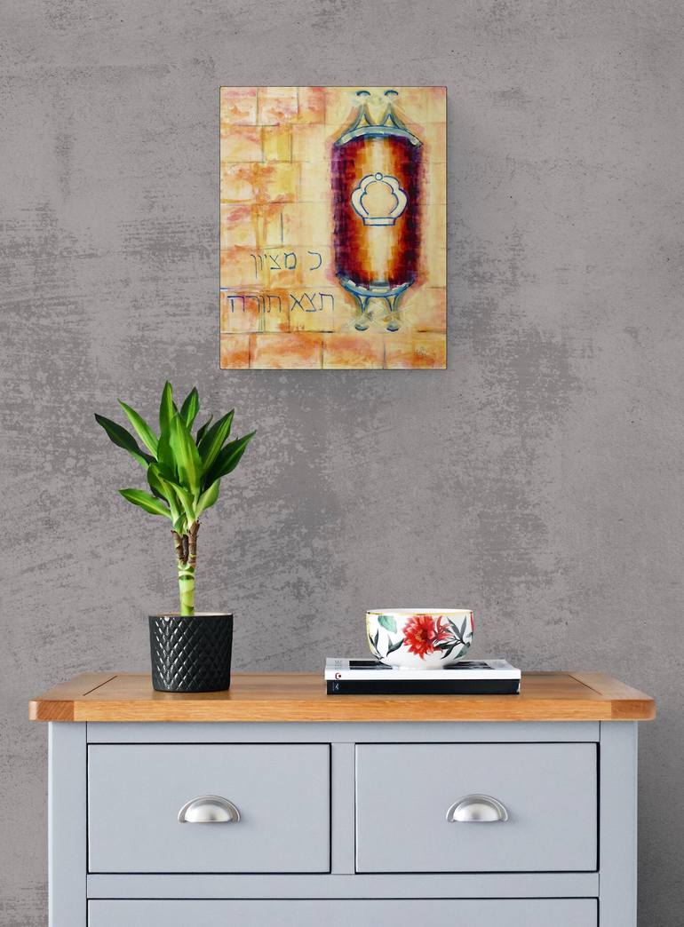 Original Contemporary Religion Painting by Rhonda Roth
