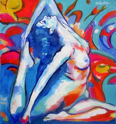 Original Figurative Nude Paintings by Helena Wierzbicki