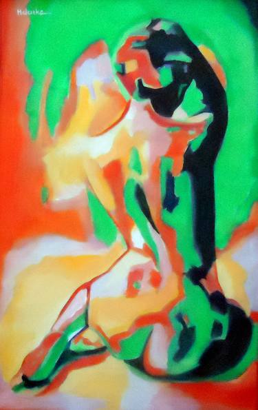 Print of Abstract Nude Paintings by Helena Wierzbicki