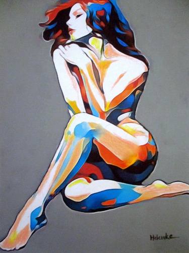 Print of Abstract Body Paintings by Helena Wierzbicki
