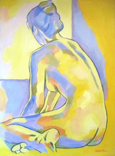 Print of Abstract Nude Paintings by Helena Wierzbicki