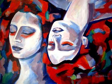 Print of Expressionism People Paintings by Helena Wierzbicki