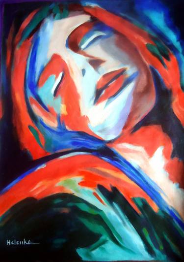 Print of Expressionism People Paintings by Helena Wierzbicki