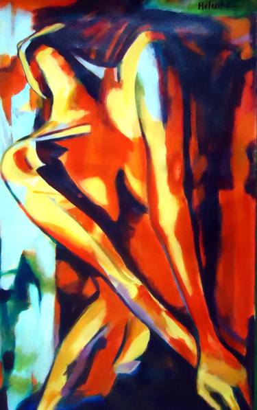 Print of Expressionism Nude Paintings by Helena Wierzbicki