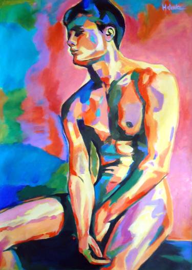 Print of Abstract Nude Paintings by Helena Wierzbicki