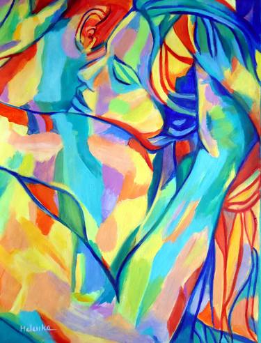 Print of Love Paintings by Helena Wierzbicki