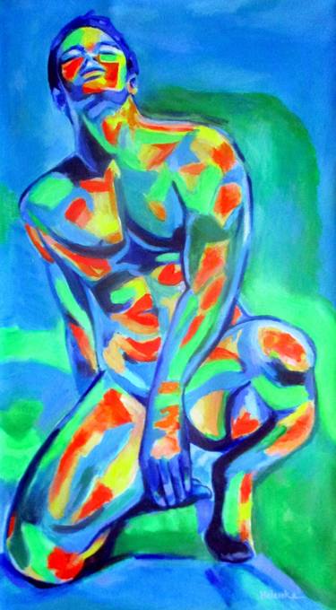 Print of Abstract Nude Paintings by Helena Wierzbicki