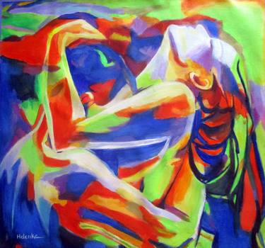 Print of Abstract Erotic Paintings by Helena Wierzbicki