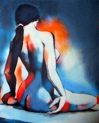 Print of Expressionism Nude Paintings by Helena Wierzbicki