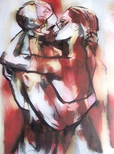 Original Expressionism Love Paintings by Helena Wierzbicki