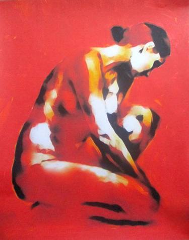 Print of Abstract Nude Paintings by Helena Wierzbicki