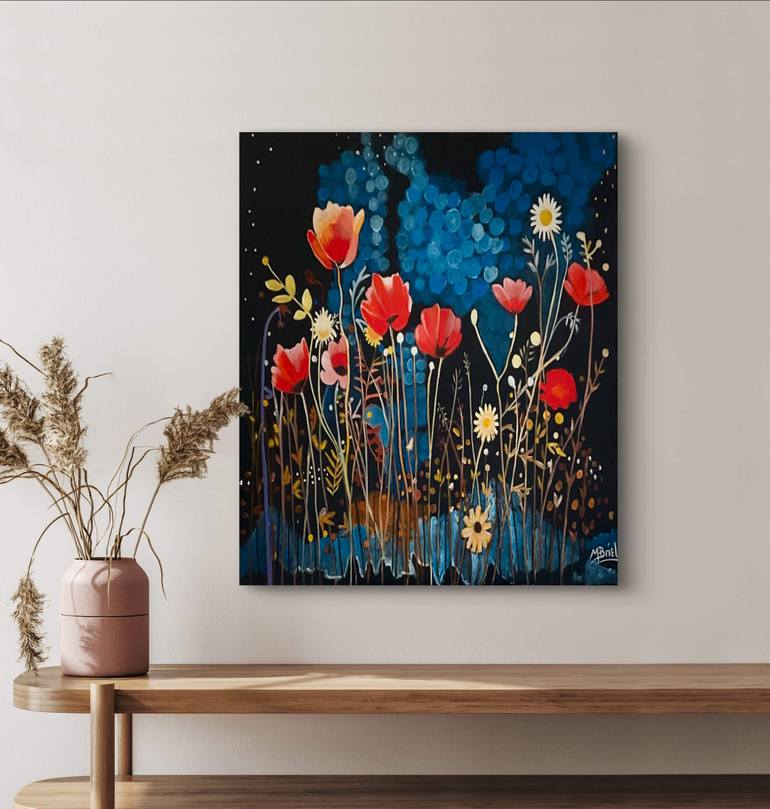 Original Abstract Painting by Moira Briel