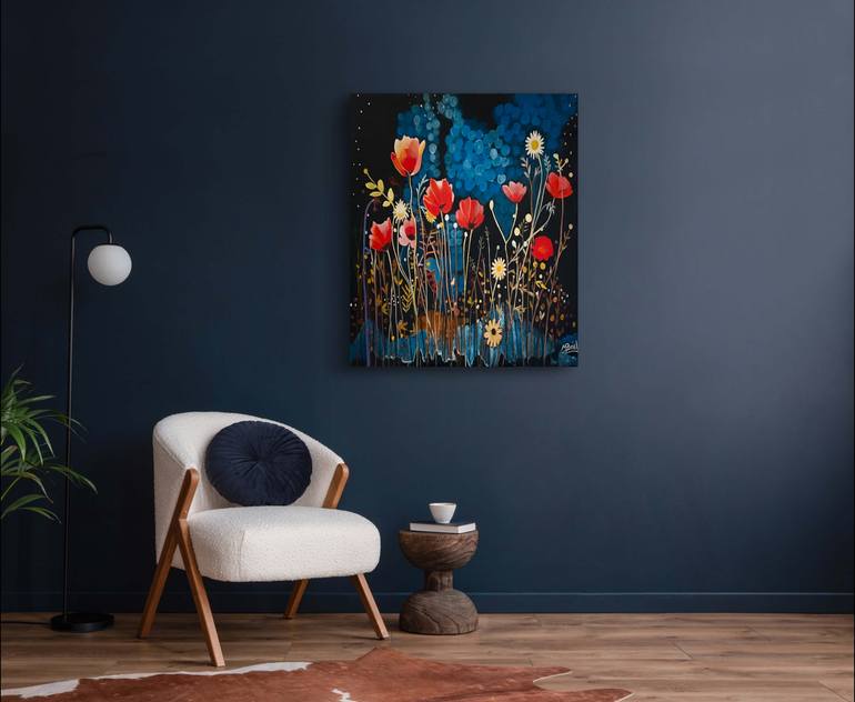 Original Abstract Painting by Moira Briel