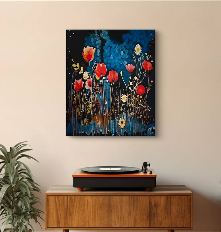 Original Abstract Painting by Moira Briel