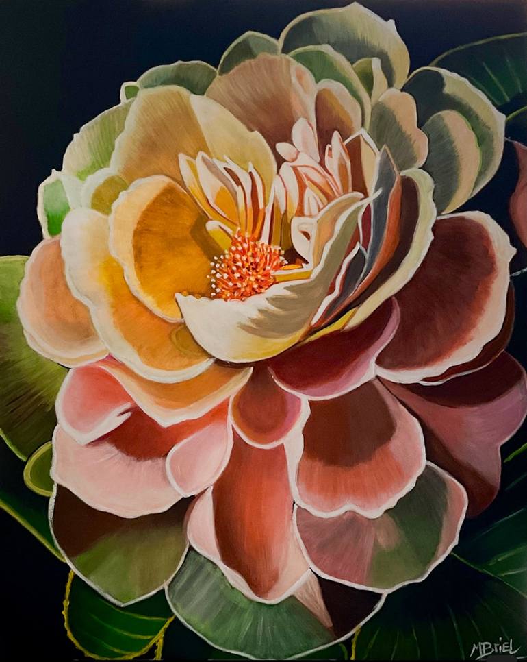 Original Realism Floral Paintings by Moira Briel