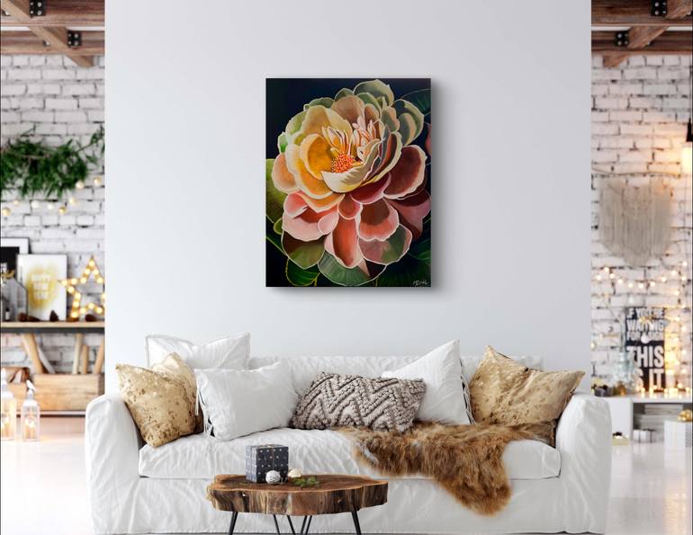 Original Realism Floral Painting by Moira Briel