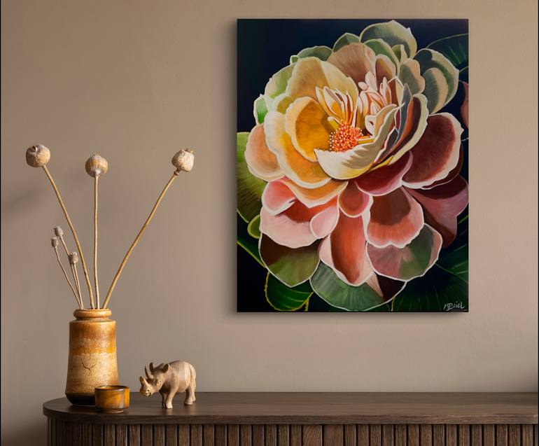 Original Realism Floral Painting by Moira Briel