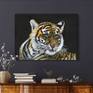 Majestic tiger on the wall