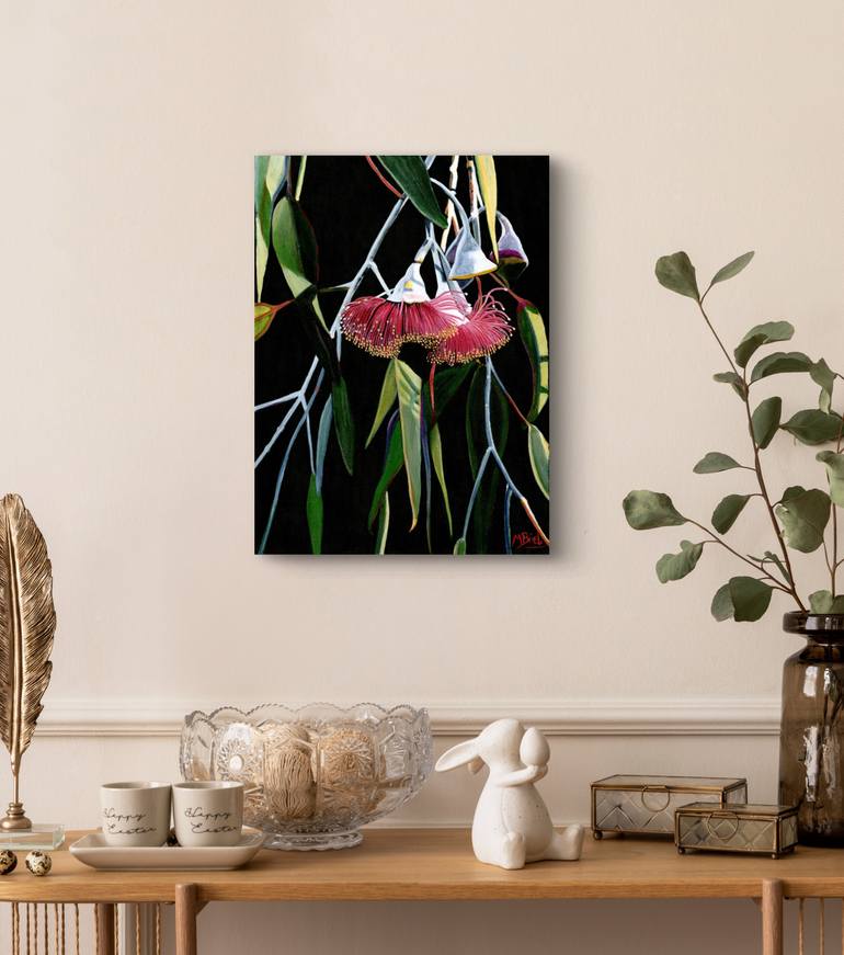 Original Photorealism Floral Painting by Moira Briel
