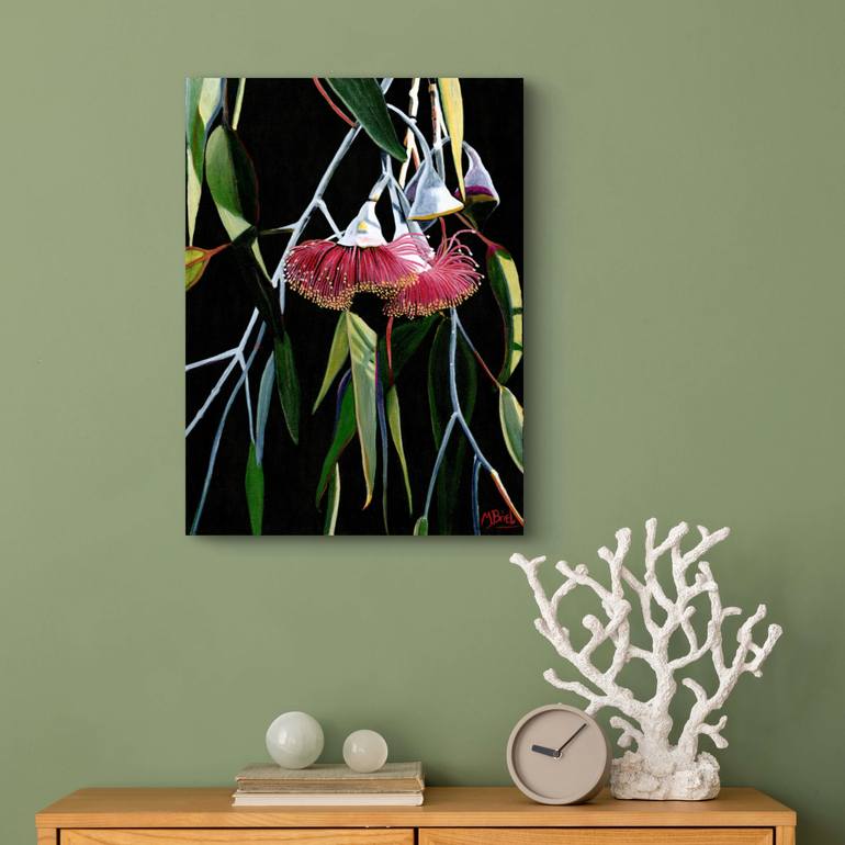 Original Photorealism Floral Painting by Moira Briel