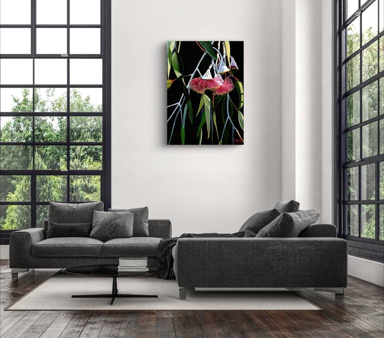 Original Photorealism Floral Painting by Moira Briel
