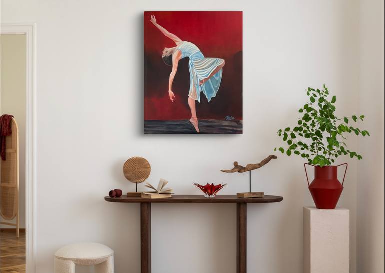 Original Photorealism Performing Arts Painting by Moira Briel