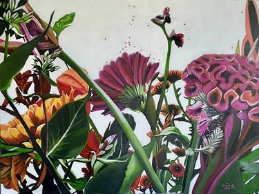 Original Realism Floral Paintings by Moira Briel