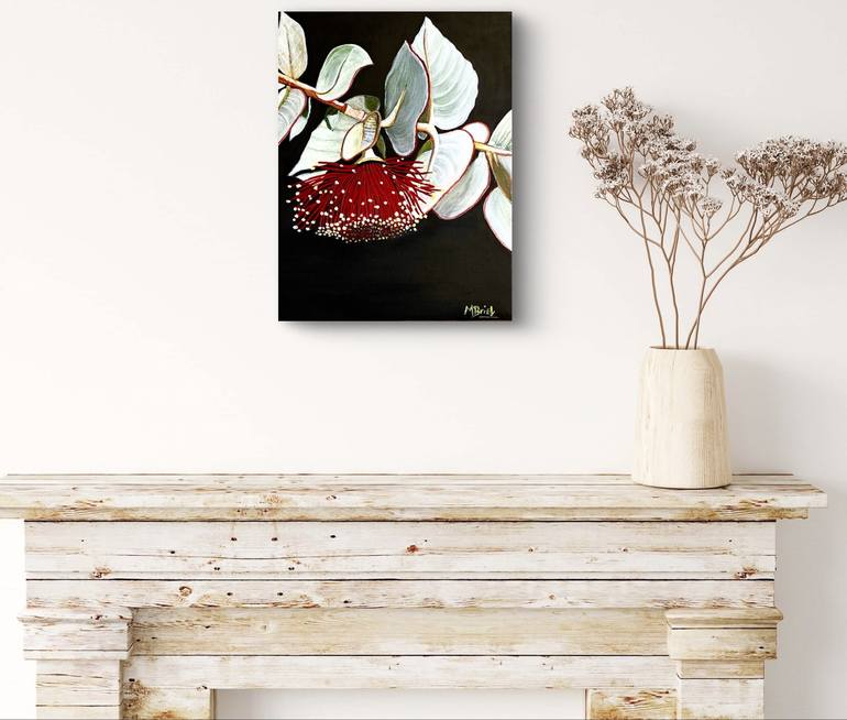 Original Photorealism Floral Painting by Moira Briel