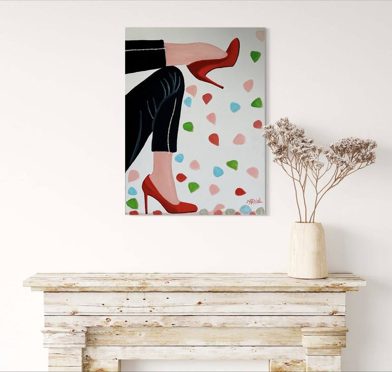 Original Abstract Painting by Moira Briel