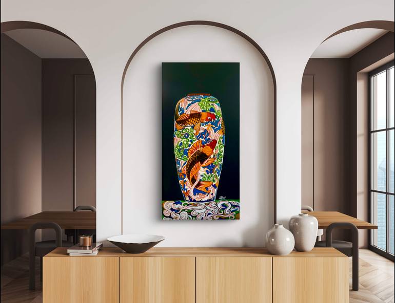 Original Abstract Painting by Moira Briel