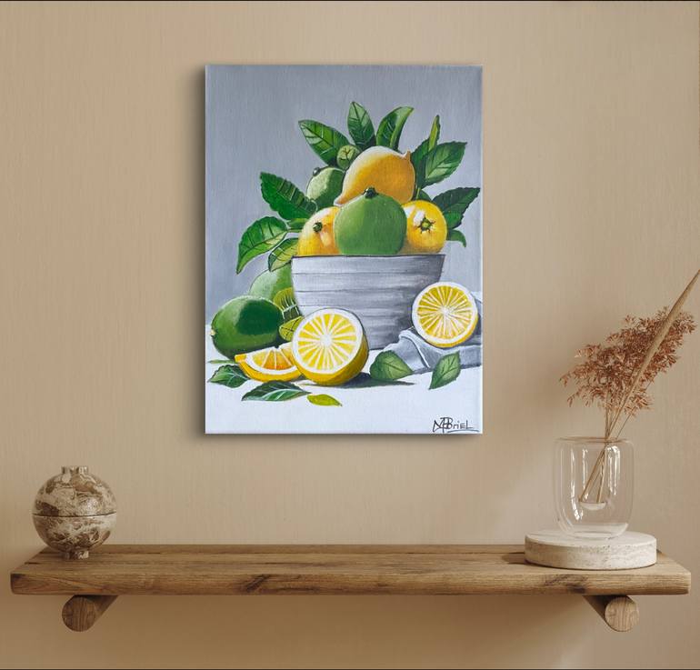 Original Realism Still Life Painting by Moira Briel