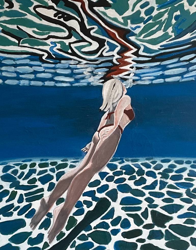 Original Realism Water Painting by Moira Briel