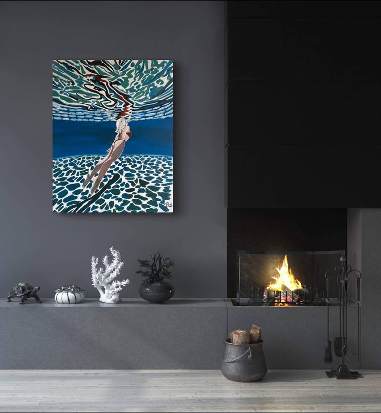 Original Realism Water Painting by Moira Briel