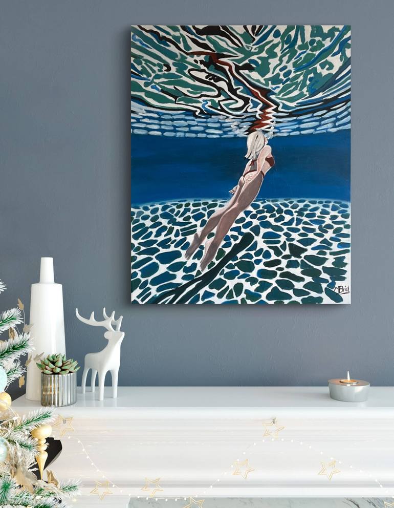 Original Realism Water Painting by Moira Briel