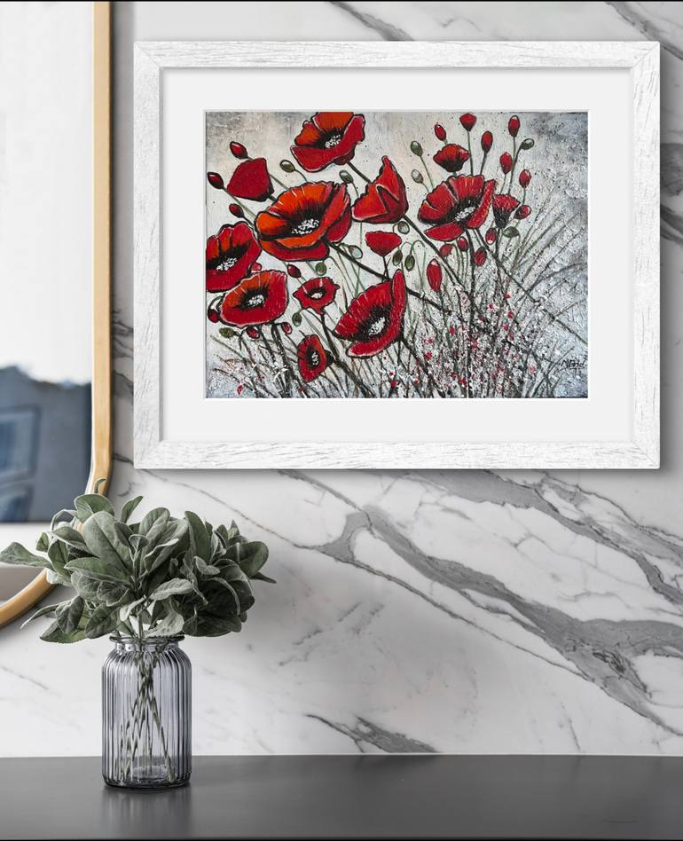 Original Abstract Painting by Moira Briel