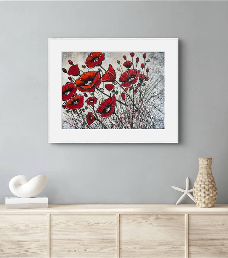 Original Abstract Painting by Moira Briel