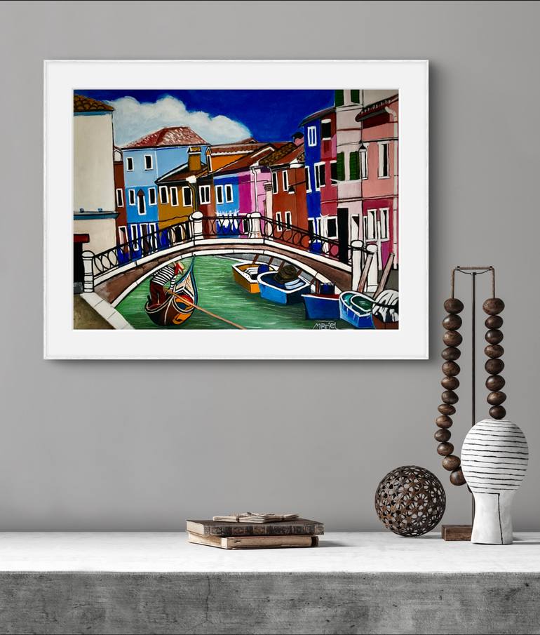 Original Realism Boat Painting by Moira Briel