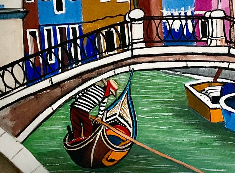 Original Realism Boat Painting by Moira Briel