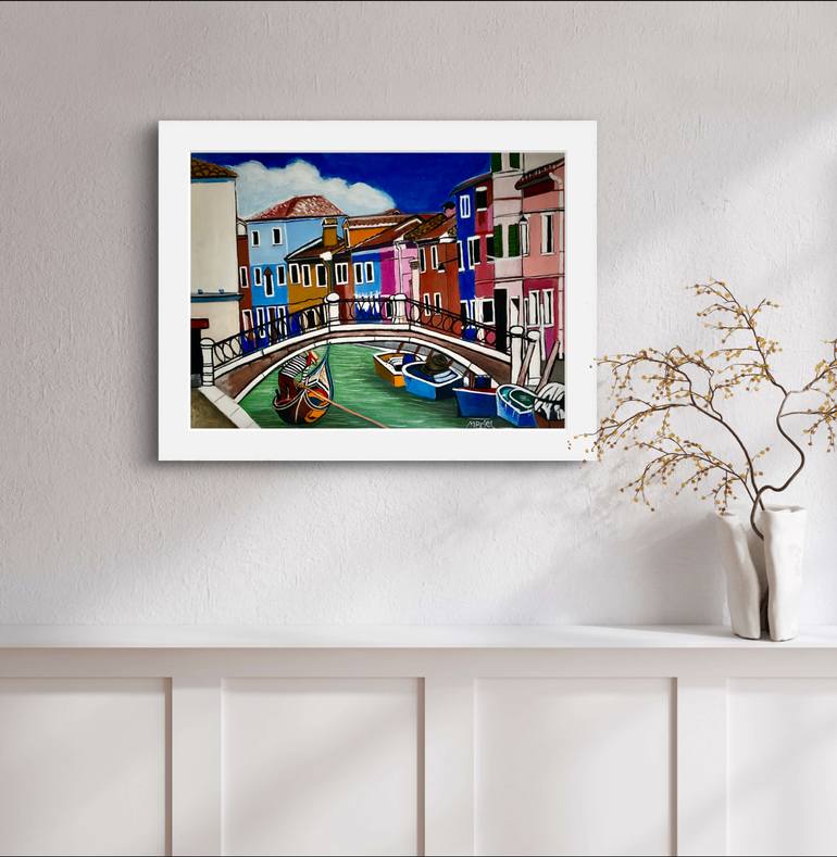 Original Realism Boat Painting by Moira Briel