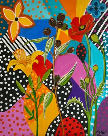 Original Abstract Painting by Moira Briel
