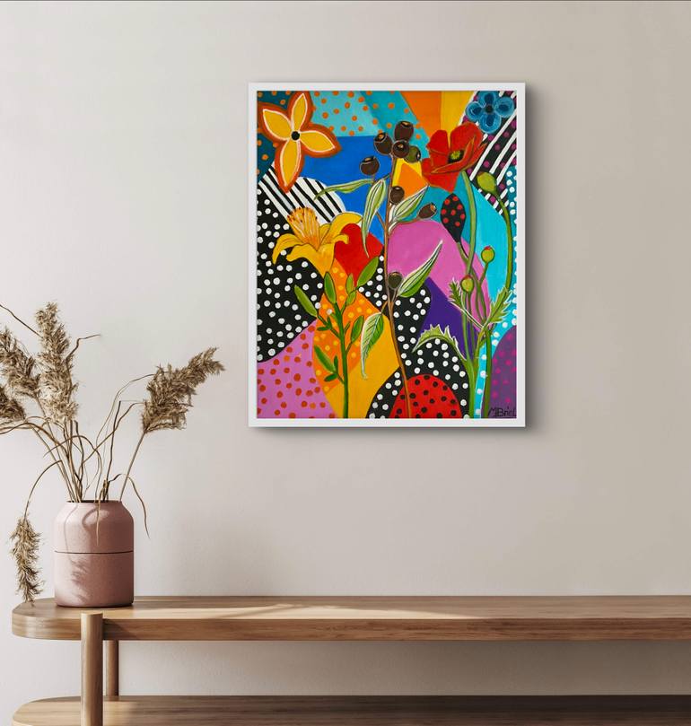 Original Abstract Painting by Moira Briel