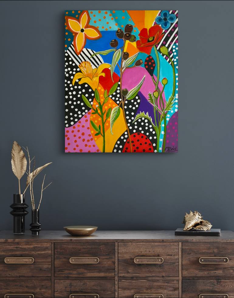 Original Abstract Painting by Moira Briel