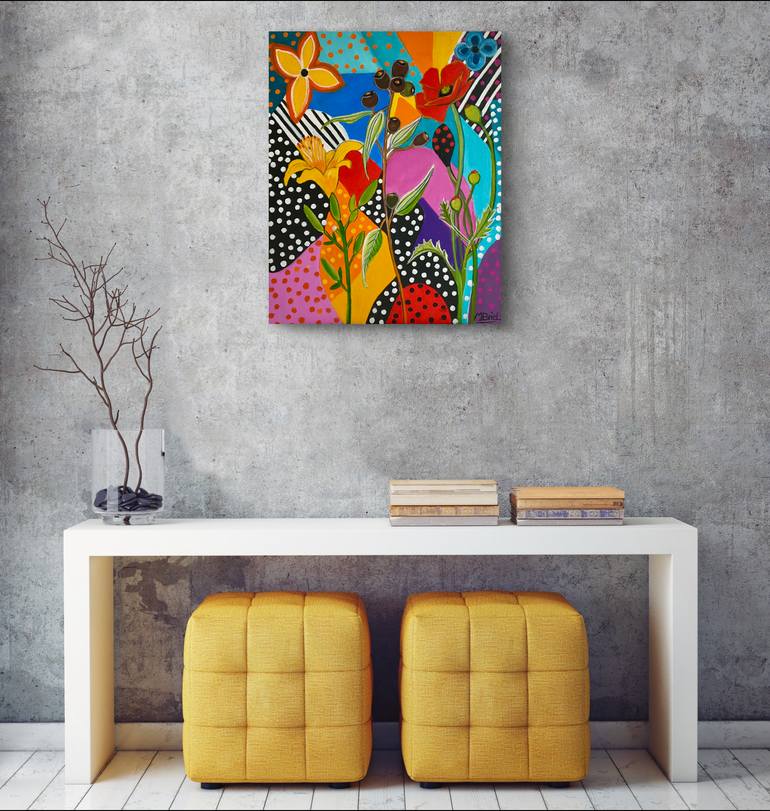 Original Abstract Painting by Moira Briel