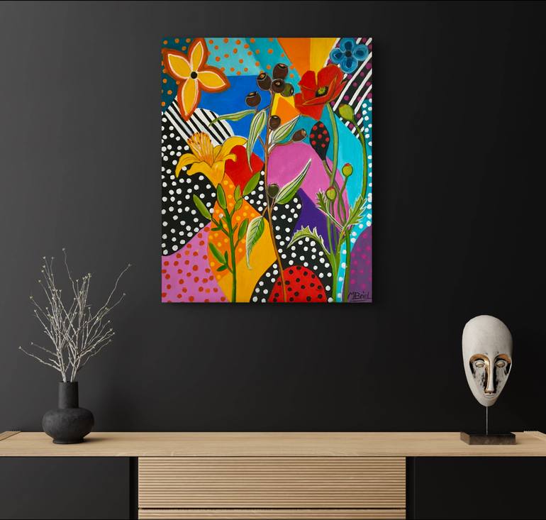 Original Abstract Painting by Moira Briel