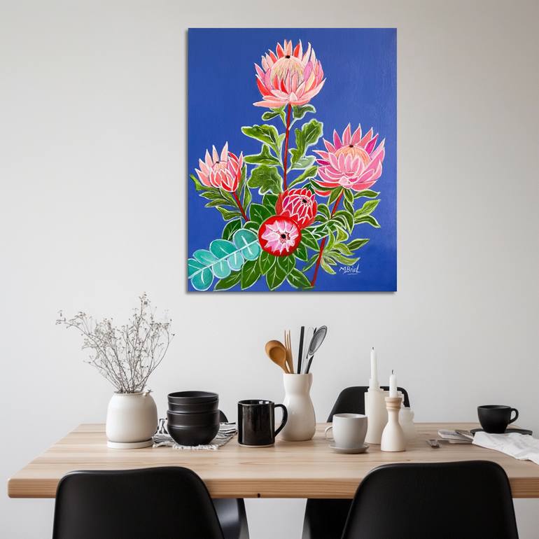 Original Realism Floral Painting by Moira Briel