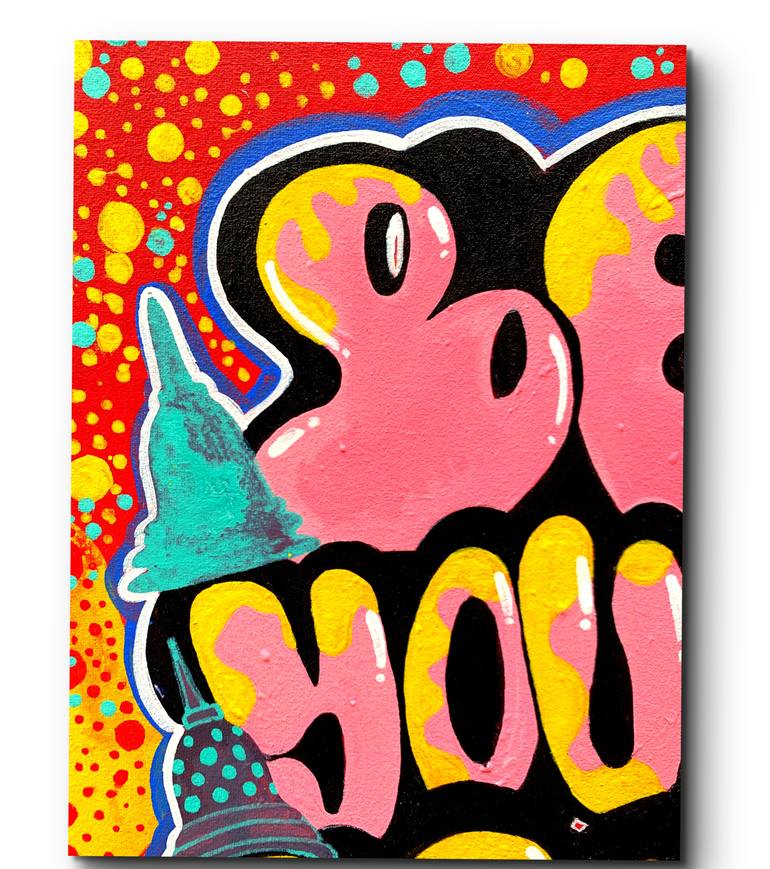 Original Abstract Graffiti Painting by Pelukis Maliki
