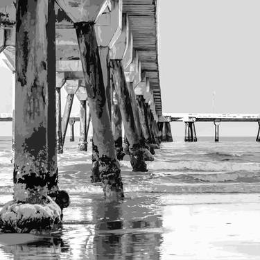 Original Abstract Expressionism Beach Photography by Rafael Benetti Cerezer