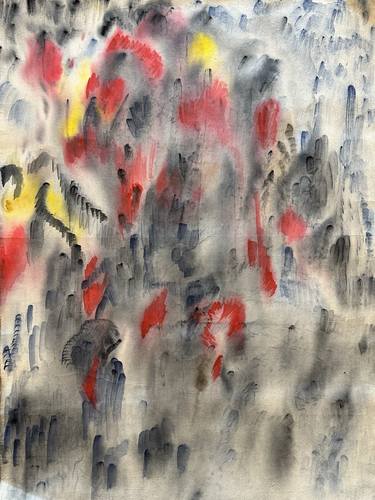 Original Abstract Expressionism Abstract Paintings by Duong Bui